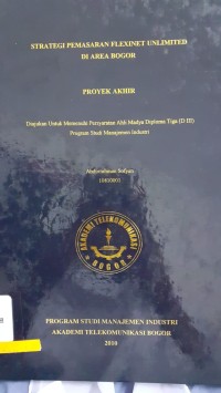 Image of STRATEGI PEMASARAN FLEXINET UNLIMITED DI AREA BOGOR