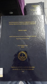 Image of RANCANG BANGUN JARINGAN LAN (WLAN) DENGAN MENGUNAKAN PERANGKAT ACCES POINT