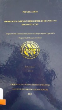 Image of MEMBANGUN JARINGAN FIBER OPTIK DI KECAMATAN BOGOR SELATAN