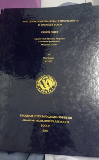 Image of ANALISIS BAURAN PEMASARAN INDUSTRI KOPI GS DI GASANDRY BOGOR