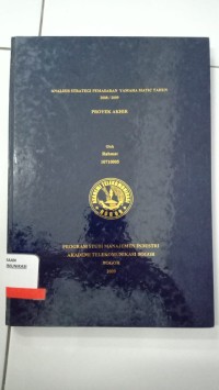 Image of ANALISIS STRATEGI PEMASARAN YAMAHA MATIC TAHUN 2008/2009