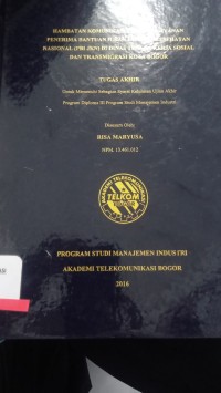 Image of HAMBATAN KOMUNIKASI DALAM PELAYANAN PENERIMA BANTUAN IURAN JAMINAN KESEHATAN NASIONAL (PBI JKN) DI DINAS TENAGA KERJA SOSIAL DAN TRANSMIGRASI KOTA BOGOR