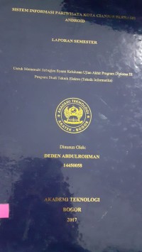 Image of SISTEM INFORMASI PARIWISATA KOTA CIANUR BERBASIS ANDROID