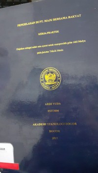 Image of PENGELASAN DI PT. MAJU BERSAMA RAKYAT