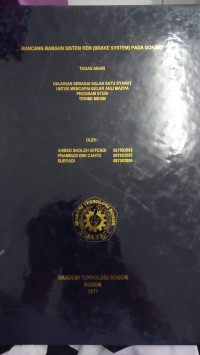 Image of RANCANG BANGUN SISTEM REM (BRAKE SYSTEM) PADA GOKART