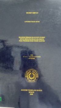 Image of SECRET SWITCH