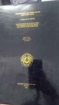 Image of PENGOPERASIAN DAN PEMELIHARAAN MESIN BUBUT HG 28