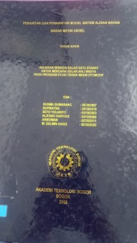 Image of PERAKITAN  DAN PERAWATAN MODEL SISTEM ALIRAN BAHAN BAKAR MESIN DIESEL