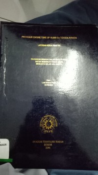 Image of PROSEDUR ENGINE TUNE UP 10.000 KM TOYOTA AVANZA