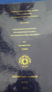 Image of SPOORING 3 DIMENSI TIPE MESIN JOHN BEAN TOYOTA KIJANG KAPSUL DI SUPER SHOP DAN ASTRA OTOPARTS