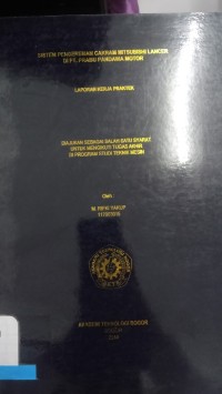 Image of SISTEM PENGEREMAN CAKRAM MITSUBISHI LANCER DI PT PRABU PANDAWA MOTOR