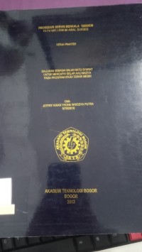 Image of PROSEDUR SERVIS BERKALA 15000 KM DI CV MELLLENIUM AWAL SUKSES