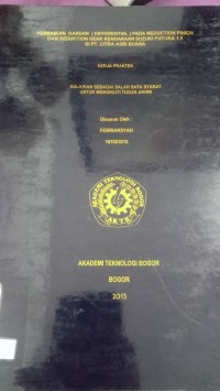 Image of PERBAIKAN GARDAN (DIFFERENTIAL) PADA REDUCTION PINION DAN REDUCTION GEAR KENDARAAN SUZUKI FUTURA 1.5 DI PT CITRA ASRI BUANA