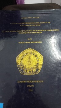 Image of MERANGKAI SISTEM PENERANGAN MOBIL SUZUKI ST 100 DI CV JUNIOR MOTOR SPORT