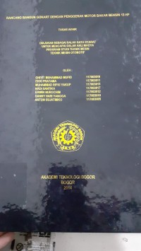 Image of RANCANG BANGUN GOKART DENGAN PENGGERAK MOTOR BAKAR BENSIN 13 HP