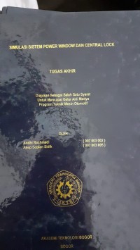Image of SIMULASI SISTEM POWER WINDOW DAN CENTRAL LOCK
