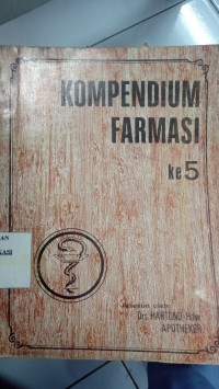 Image of KOMPENDIUM FARMASI KE 5
