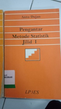 Image of pengantar metode statistik jilid 1