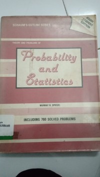 Image of PROBABILITY AND STATISTICS