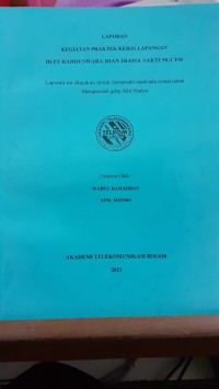 Image of KEGIATAN PRAKTEK KERJA LAPANGAN DI PT RADIO SW ARA DIAN IRAMA SAKTI 0.FM