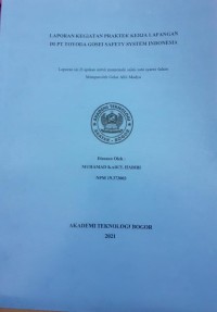 Image of LAPORAN KEGIATAN PRAKTEK KERJA LAPANGAN DI PT TOYODA GOSEI SAFETY SYSTEM INDONESIA