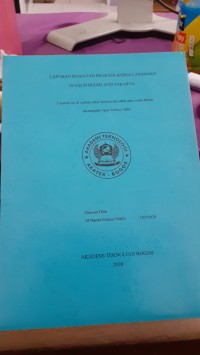 Image of LAPORAN KEGIATAN PRAKTEK KERJA LAPANGAN DI RSUD BUDHI ASIH JAKARTA