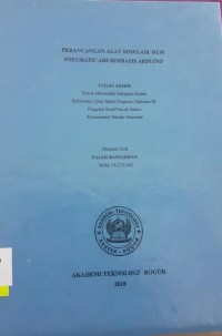 Image of PERANCANAGAN ALAT SIMULASI REM PNEUMATIC ABS BERBASIS ARDUINO