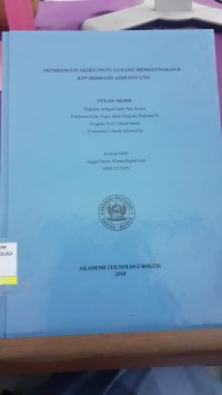 Image of MEMBANGUM AKSES PINTU GUDANG MENGGUNAKAN E- KTP BERBASIS ARDUNO UO