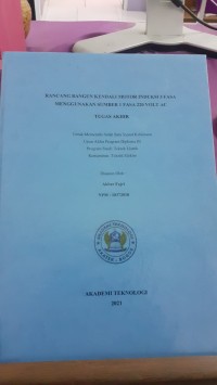 Image of RANCANG BANGUN  KENDALI MOTOR INDUKSI 3 FASA MENGGUNAKAN SUMBER 1 FASA 220 VOLT AC