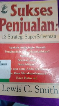 Image of sukses penjualan 13 strategi supersalesman