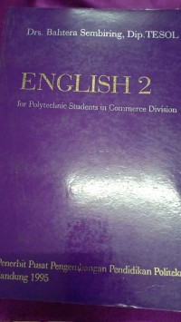 Image of english for polytechnic student in commerce division