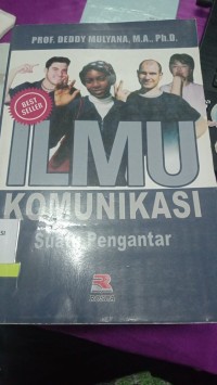 Image of ilmu komunikasi suatu pengantar