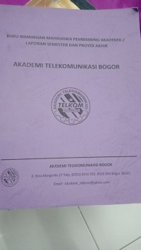 Image of BUKU BIMBINGAN MAHASISWA PEMBIMBING AKADEMIK/LAPORAN SEMESTER DAN PROYEK AKHIR