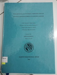 Image of PENGARUH PELAYANAN PRIMA TERHADAP JUMLAH ANGGOTA KOPERASI SIMPAN PINJAM KOTA BOGOR