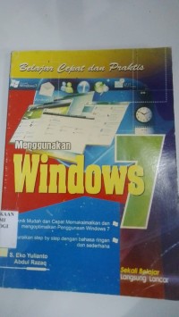 Image of Belajar Cepat dan Praktis Menggunakan WIndows 7