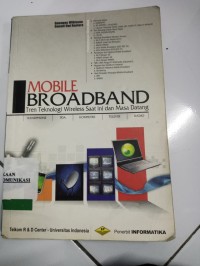 Image of Mobile Broadband 
 Tren Teknologi Wireless Saat ini dan Datang