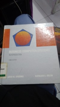 Image of Business Computer Systems AN INTRODUCTION