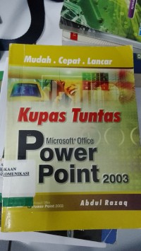 Image of Microsoft office power point 2003