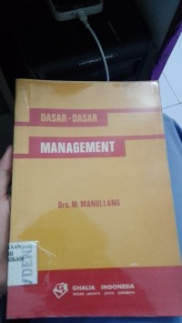 Image of Dasar Dasar Managemen