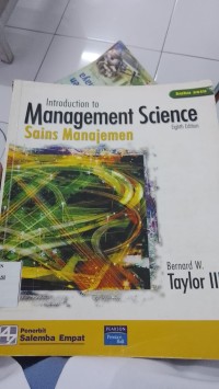 Image of Introduction to Managemenet science