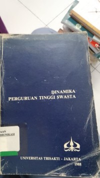 Image of Dinamika Perguruan Tinggi Swasta