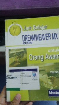 Image of 7 Jam Belajar Dreamweaver MX 2004
