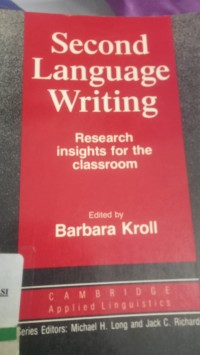 Image of Scond Language Writing