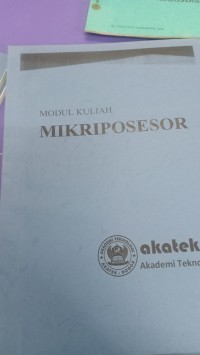 Image of MODUL KULIAH MIKRIPOSESOR