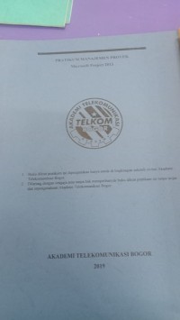 Image of Pratikum Manajemen Proyek Microsoft Projeet 2013