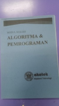 Image of Modul Kuliah 
 Algoritma & Pemrograman