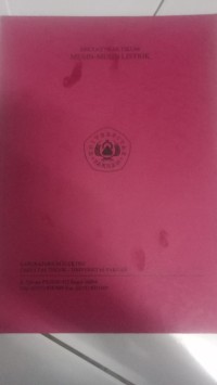 Image of diktat Pratikum Mesin Mesin Listrik