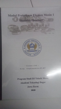 Image of Modul Praktikum elemen Mesin 1 
 