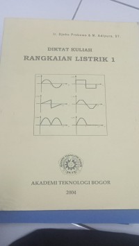Image of Diktat Kuliah Rankaian Listrik 1
