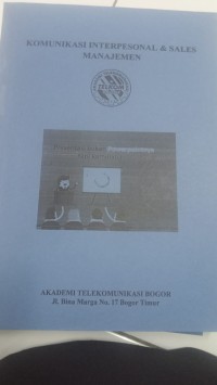 Image of KOmunikasi Interpesonal & Sales Manajemen